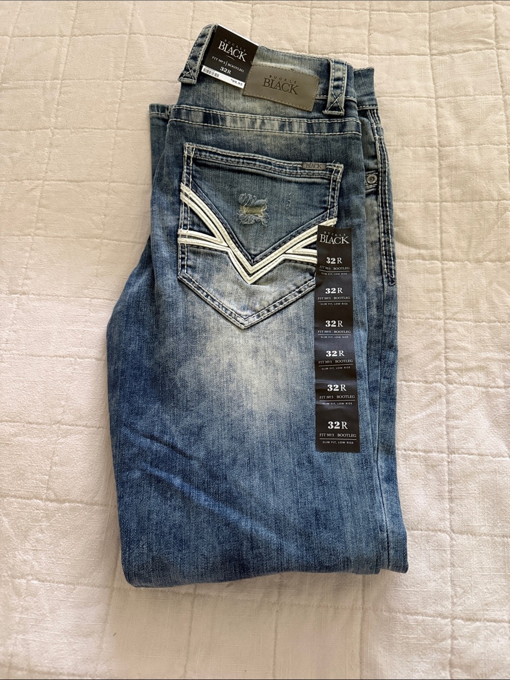 Black Men’s Blue Denim Jeans - Black Brand